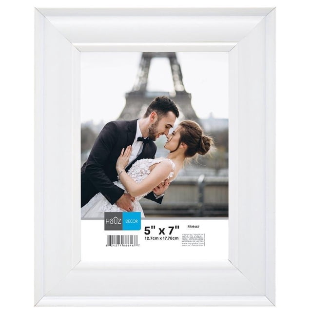 Hauz FRM467 Cadre Photo 5X7 Pieds', Blanc