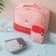 thumbnail image 1 of Portable Travel Medicine Pack Home First Aid Small Emergency Pack Drug Storage Bag, 1 of 7