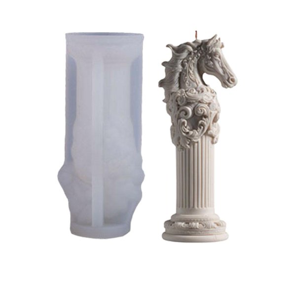 SharkTRUE 3D Horse Totem Aromatherapy Candle Silicone Mold