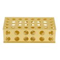 thumbnail image 2 of Aluminum Tube Rack  Test Tube Rack  Test Tube Holder  Test Tube Stand  Aluminum Test Tube Holder Golden Aluminum Test Tube Rack Holder Stand 8x12.3x18x30mm Hole Diameter For, 2 of 8
