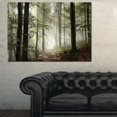 thumbnail image 1 of Tableau moderne imprimée sur toile Design Art Lumière en foret, 1 of 3