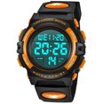 thumbnail image 1 of Montres pour Enfants Garçons Filles Montre Numérique Extérieur Étanche Montre de Sport avec Lumière LED Réveil Chronomètre Cadeau d'Anniversaire pour Enfants, 1 of 6