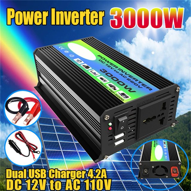 Boat Car Converter Power Inverter Dc 12V To Ac 110V/220V Invertor Usb