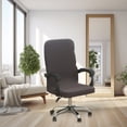 thumbnail image 1 of Solid Color Brushed High Elastic Chair Cover Soft And Comfortable Chair Seat Cover -proof And- Chair Slipcover Suitable For Dining Chair, 1 of 5
