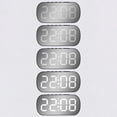 thumbnail image 4 of Maytalsory Table Clock Two Alarms Brightness Adjustment Night Mode 2. Time Alarm Clock Black white light, 4 of 6