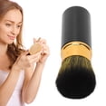 thumbnail image 1 of Retractable  Makeup Brushes, Retractable Makeup Brush Travel Portable Soft Hair Loose Powder Brush Cosmetic Tool For Travel, Powder  Blush, Portable Makeup Brush, 1 of 8