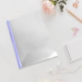 thumbnail image 4 of EGNMCR Home Office Furniture A4 Plastic Rod Folder Teardrop Folder Student Transparent Exam Paper Folder Multiple Color Options Insert Rod Folder 10pcs Set Plastic Folder Set, 4 of 6