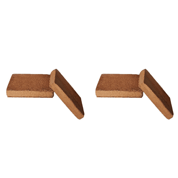 4pcs Organic Coconut Fiber for Plants, Organic Coconut Bricks, Natural Organic Compressed Coconut