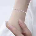 thumbnail image 2 of Kcodviy Bow Zircon Bracelet Adjustable Jewelry for Women Rings Bow Beaded Chain Bracelet Bangle Bracelet Set Gold Silver Friendship Bracelet Diamond Necklaces for Women Bracelet for Women, 2 of 6