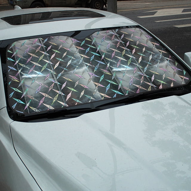 Laser-Cut Car Sun Shield, Double-Layer Foam Insulation for Front/Rear Windows