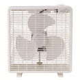thumbnail image 5 of Hauz - 10" Square Fan, 3 Speed Control, Quiet Motor, White, 5 of 5
