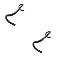 thumbnail image 3 of Transemion Aluminum Alloy Road Bicycle Swallow-Shaped Handlebar For Improved Performance Aluminum Alloy Bike Riser Handlebar black 2Set, 3 of 6