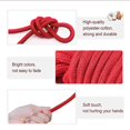 thumbnail image 4 of Estbridg Casewin Braided Twisted Silk Ropes 8mm Diameter Soft Solid Braided Twisted Ropes Decorative Twisted Satin Shiny Cord Rope for All Purpose and DIY Craft (Red 1 Piece), 4 of 6