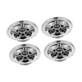 thumbnail image 3 of ZheElen 4 Pcs Enjoliveurs de Moyeu de Voiturette de Golf Légers Compacts Universels Couvre-Roues de Voiturette de Golf Argent 8 Pouces, 3 of 6