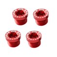 thumbnail image 1 of Almencla 4x Antirouille M10x1.25 V Boulon de Frein Poussière Sable Rouge, 1 of 8
