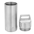 thumbnail image 4 of POCREATION Pills Bottle,Waterproof Pills Bottle,Portable Waterproof Stainless Steel Pills Case Container Bottle Keychain For Elderly, 4 of 8