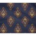 thumbnail image 4 of oneOone Cotton Flex Fabric Leaves Block Print Fabric By The Yard 40 Inch Wide, 4 of 4