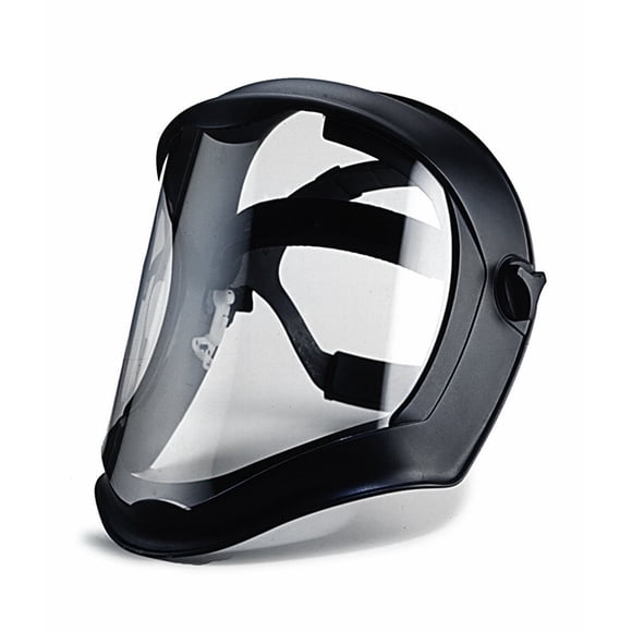 Uvex Bionic Shield, Black Matte Shell, Clear, with Suspension #S8510