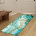 thumbnail image 3 of Marble Floor Mat Door Mat Long Rug Carpet Entrance Kitchen Floor Mat Doormat Green, 3 of 9