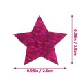 thumbnail image 2 of Milisten Star Shaped Adhesive Stickers Assorted Colors for Wrapping and Reward Labels, 2 of 8