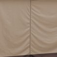 thumbnail image 3 of Sunjoy Universal Replacement Privacy Curtain,Waterproof Privacy Curtains 4-Panel Screen Walls for 12 x 16 ft Gazebo, Patio & Backyard Protection, 3 of 5