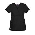 thumbnail image 3 of Sivvan Womens Scrub Set - Multi Pocket Cargo Pants & Stylish Mock Wrap Top, 3 of 6
