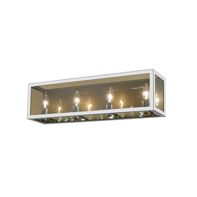 Z Lite 802-4V-CH 24 Po Infinity 4 Lumière Chrome Luminaire de Meuble-Lavabo