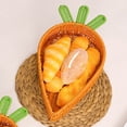 thumbnail image 4 of Lksixu Panier en Rotin Carotte de Pâques, Panier de Rangement en Osier Fait à la Main en Forme de Carotte, Panier Tressé Décoratif, Grand Plateau de Service Réutilisable pour Fruits et Légumes, Décorations de Table de Pâques pour Fête et Mariage, 4 of 7