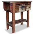 thumbnail image 2 of vidaXL Console en Bois Massif 80x35x80 cm, 2 of 4