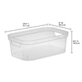thumbnail image 3 of Sterilite 4.25 x 8 x 12.25 Inch Storage Bin with Carry Handles, (8 Pack), 3 of 7
