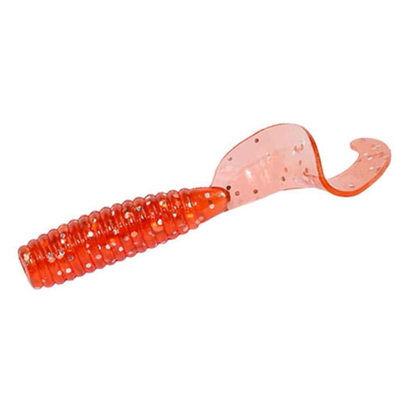QualitChoice Ensemble de 12 Pcs Leurre de Pêche 45 mm 1,2 g Crankbait Truite Grub Artificiel Panfish Crappie Truite Crankbait Appât Souple Leurre de Pêche Ver Rouge