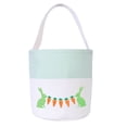 thumbnail image 2 of Easter Storage Basket Children's Party Embroidered Bunny Egg Tote Basket, 2 of 6