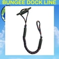 thumbnail image 2 of Elastic Boat Bungee Dock Line Docking Rope Boat Docking Ropes Strong Boat Dock Line Stretches to 5.5ft Red Black Blue, 2 of 9