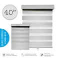 thumbnail image 2 of Hauz 4084GRYCD - 40 '' X 84 '' Alternate Blinds Window Shade, Cordless, Grey, 2 of 3
