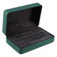 thumbnail image 1 of Unique Bargains 1Pc Multiple Ring Box Jewelry Storage Display Stand Ring Organizer Case PU Leather Gift Box for Wedding Green, 1 of 7