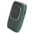 thumbnail image 1 of Mini Neck Fan, Portable Small Desk Fan 2000Mah Large Capacity Battery Usb Rechargeable with Lanyard for Girl Women Men for Indoor Outdoor Ivory White,Peacock Green,, 1 of 7