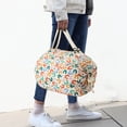 thumbnail image 5 of Reusable Grocery Bags Foldable Waterproof Nylon Shopping Bag with Adjustable Shoulder Strap 15.7 in x 15.7 in 116 g, 5 of 5