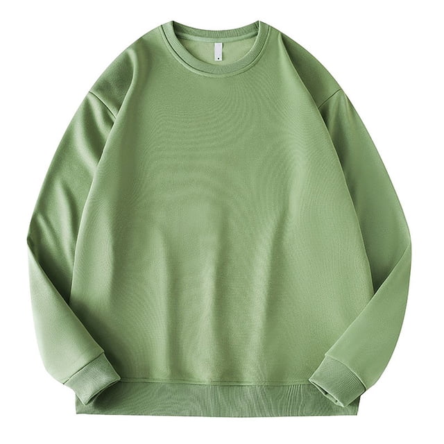 Ketyyh-chn99 Chandail à Col Rond Léger à Manches Longues pour Homme Chandail à Col Rond pour Homme à Manches Longues Décontracté Chaud en Laine Chandail Vert Pâle,2TG