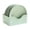 Green, variant on Plastic Cutlery Set With 6.29 In Food Tray Fruit Snack Bowl – 10 Pc Stackable Plates And Storage Base For Restaurants Dining Halls