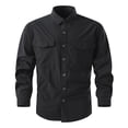 thumbnail image 1 of AherBiu Mens Shirts Long Sleeve Button down Outdoor Lightweight Work Shirt with Pockets Fall Quick Drying Hiking Shirts, 1 of 4