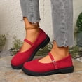 thumbnail image 2 of Chaussures Plates pour Femmes, Mocassins Polyvalents avec Boucle et Style Échancré, 2 of 9