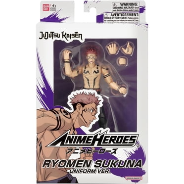 Jujutsu Kaisen 6 Inch Action Figure Anime Heroes - Ryomen Sukuna Uniform Ver.