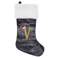 thumbnail image 1 of SUTENGDA 20 Inches Monogram Christmas Stockings Red Velvet with White Super Soft Plush Cuff Embroidered Xmas Stockings Classic Personalized Stocking Decorations for Family Holiday Season, 1 of 5