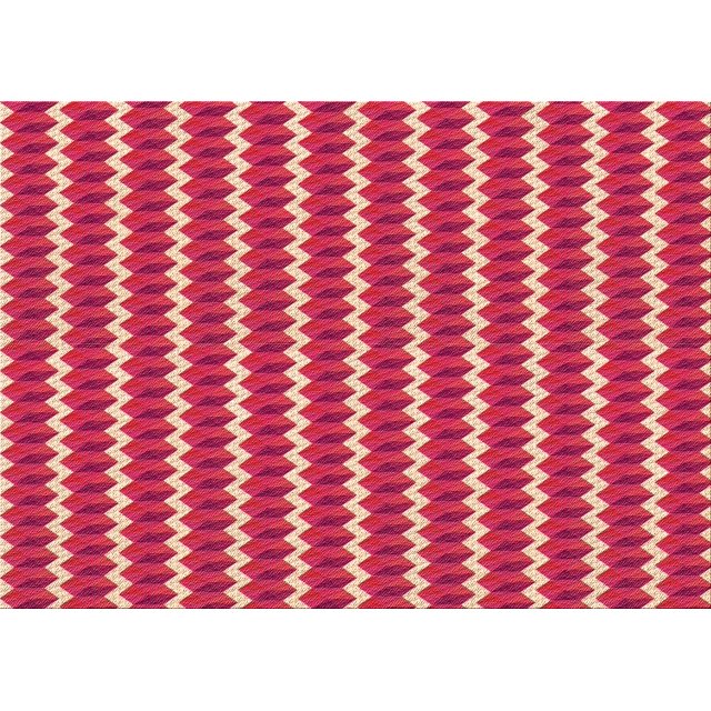 Ahgly Company Tapis Rectangulaire Lavable en Machine Intérieur Transitionnel Rouge Cramoisi, 8 Pieds x 12 Pieds
