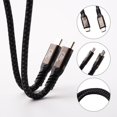 thumbnail image 4 of Thunderbolt Câble de Données USB4 Type-C 8K Projection PD 240w Charge Rapide IPXP A++, 4 of 9