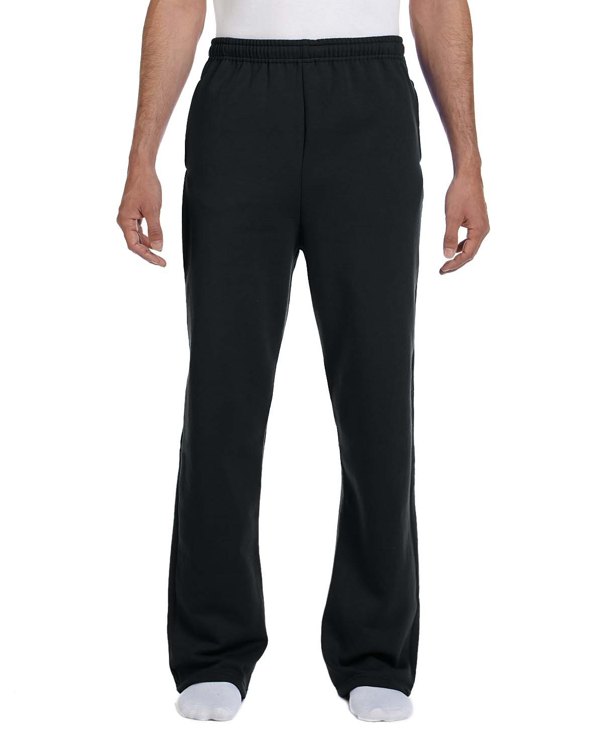 Jerzees Adult 8 oz. NuBlend Open-Bottom Fleece Sweatpants - 974MP