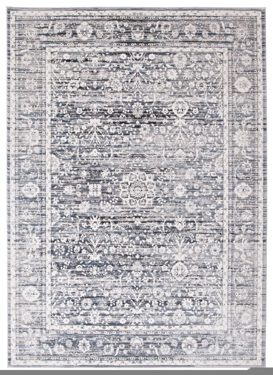 ECARPET Layla Cream, Grey Rug