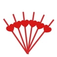 thumbnail image 1 of Danhjin Pailles Cœur Rouges 24 Pcs Pailles en Papier de la Saint-Valentin Pailles en Feuille Pailles Jetables Pailles à Boire Pailles Décoratives de la Saint-Valentin pour Fournitures de Fête de Mariage et d'Anniversaire, 1 of 6