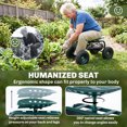thumbnail image 4 of Outsunny Chariot de Jardin avec Plateau à Outils, Pivotement à 360° et Siège à Hauteur Réglable, 4 of 10