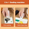 thumbnail image 4 of 1 Pcs Mini Bag Sealer,3.74 Inch Rechargeable Usb Bag Sealer Heat Seal Machine,2 In 1 Heat Sealer&Cutter,Small Chip Bag Sealer Heat Seal,Portable Resealer Machine Sealer For Plastic Bags,D, 4 of 9